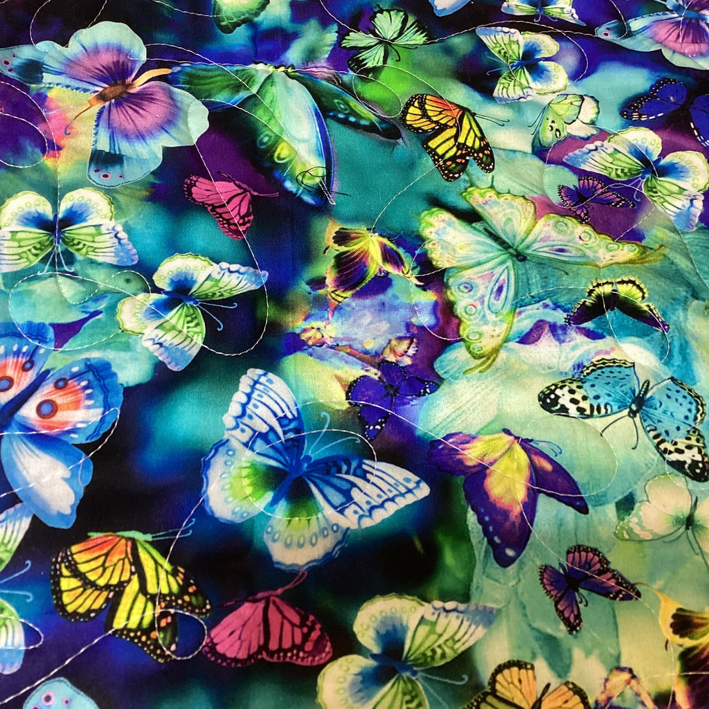 Peacock Dreams Quilt - Handcrafted king size   comforter bedspread duvet cover