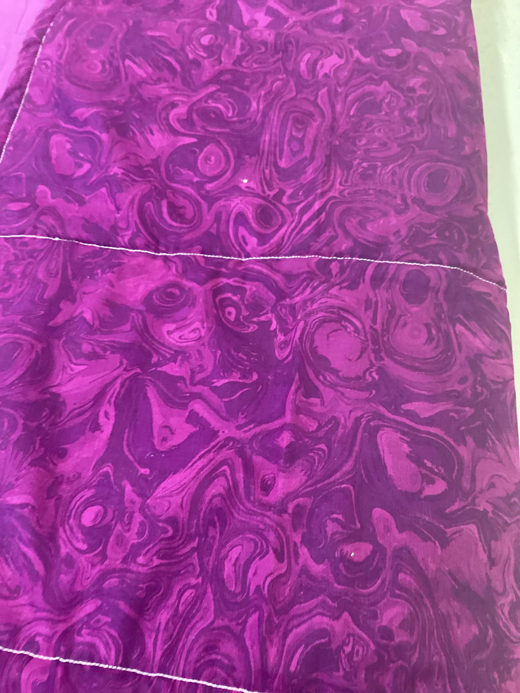 Handmade Purple Floral Lap Quilt – Baby Blanket – 38”x42 Lap Quilt baby blanket baby shower gift new born nursery decor bedspread