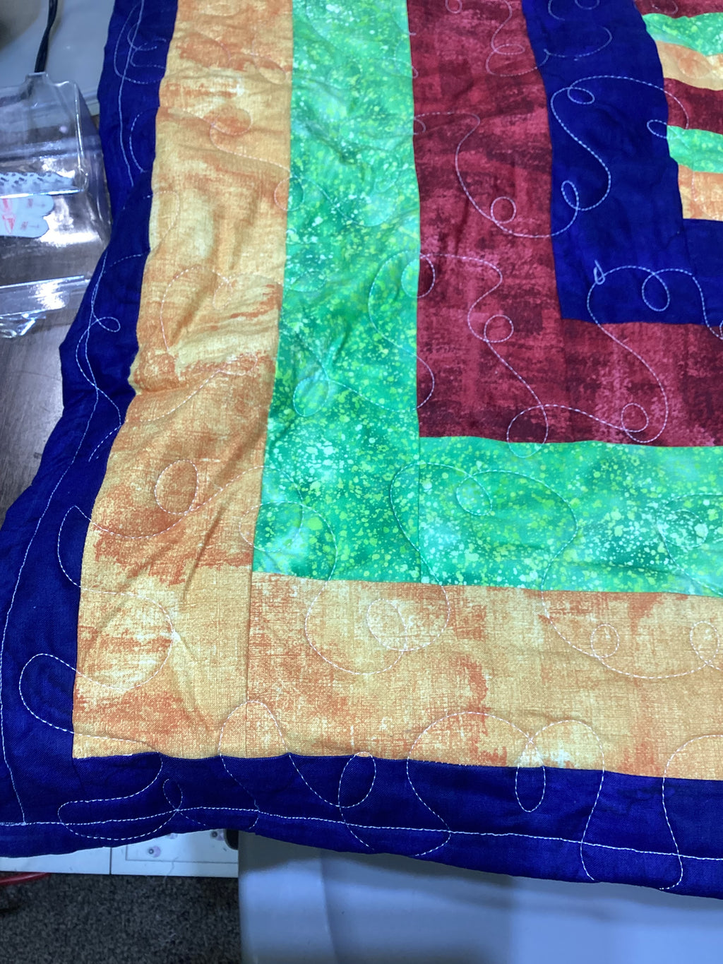 Enchanting Bear Hugs Quilt – Handmade Queen Size comforter bedspread duvet cover throw blanket