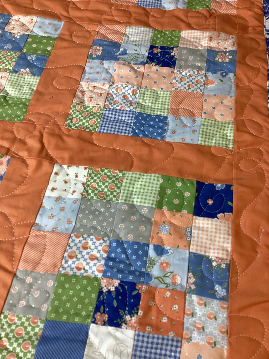 Handmade Baby Quilt & Magical Matching Diaper Tote Set Lap Quilt baby blanket baby shower gift new born nursery decor bedspread