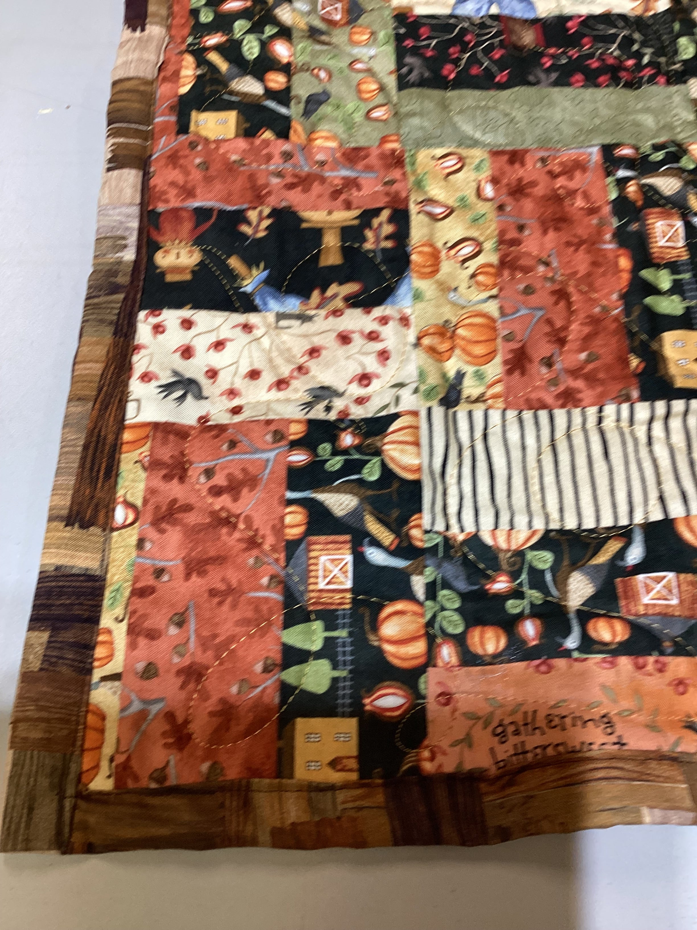 Enchanted Fall Comfort Blanket hand made quilt comforter duvet cover bedspread gift idea