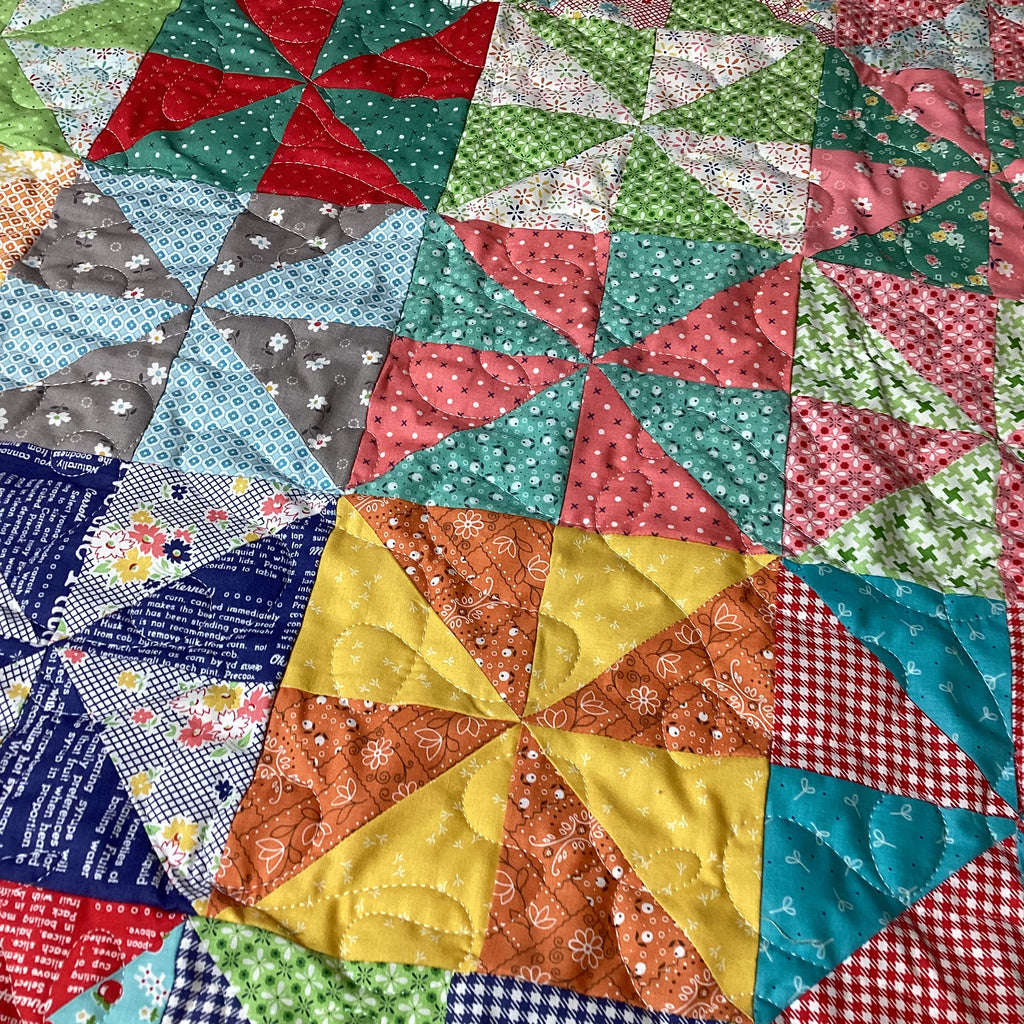 Handcrafted Baby & Lap Blanket of Color, Comfort, and Kindness Lap Quilt baby blanket baby shower gift new born nursery decor bedspread