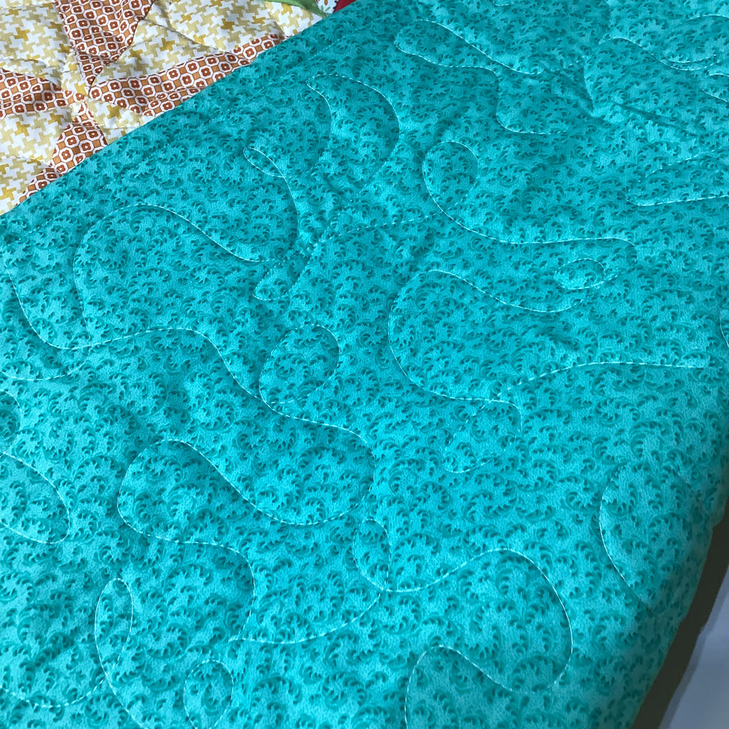 Handcrafted Baby & Lap Blanket of Color, Comfort, and Kindness Lap Quilt baby blanket baby shower gift new born nursery decor bedspread