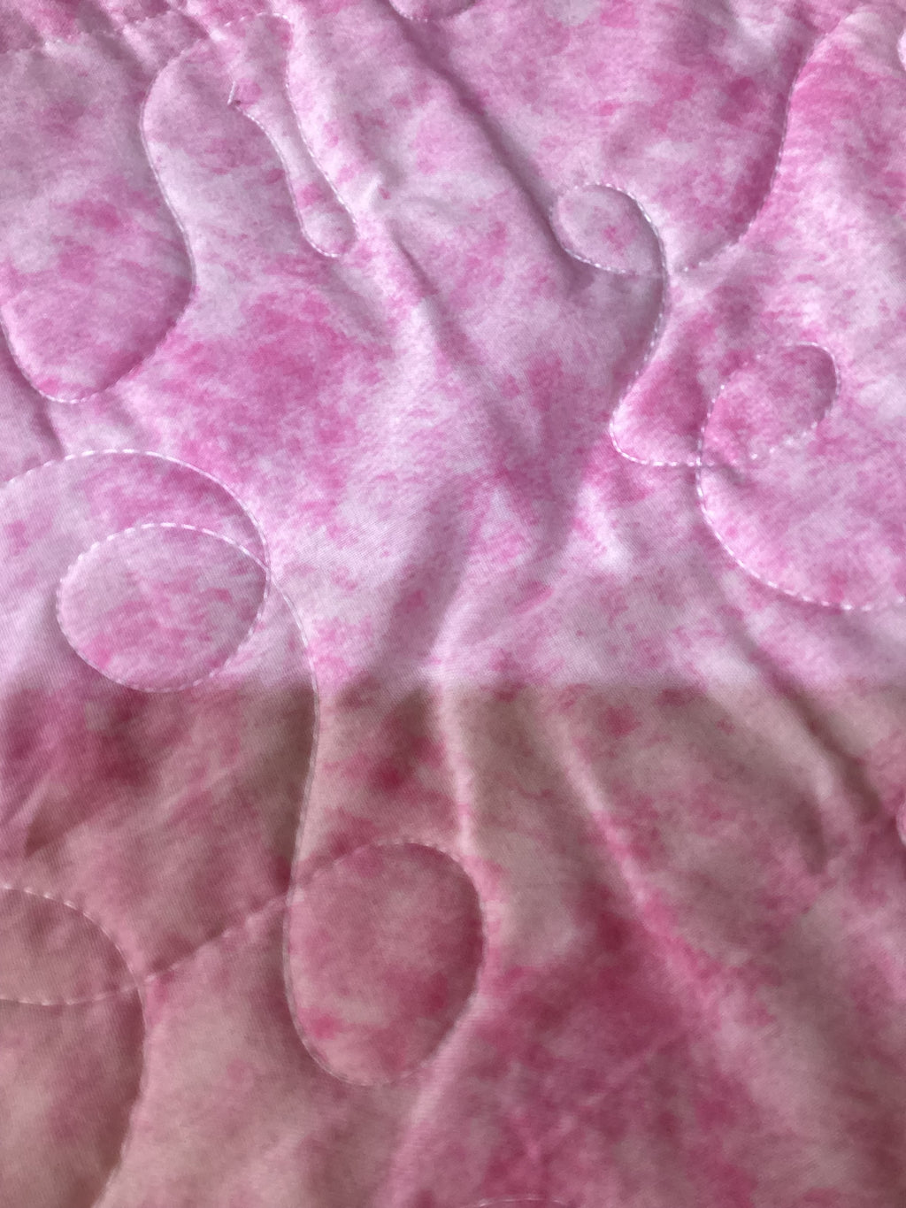 Handmade Shades of Pink Twin or Throw Quilt – One of a Kind Patchwork Blanket  comforter bedspread duvet cover