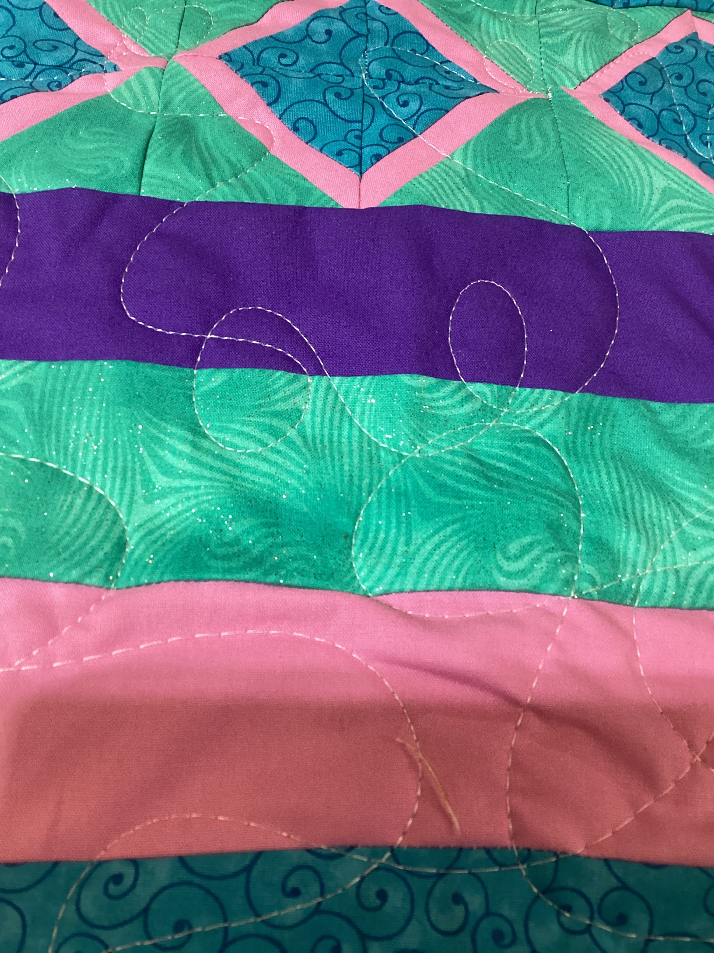 A One-of-a-Kind Butterfly & Dragonfly Reversible Heirloom Quilt comforter bedspread duvet cover throw blanket