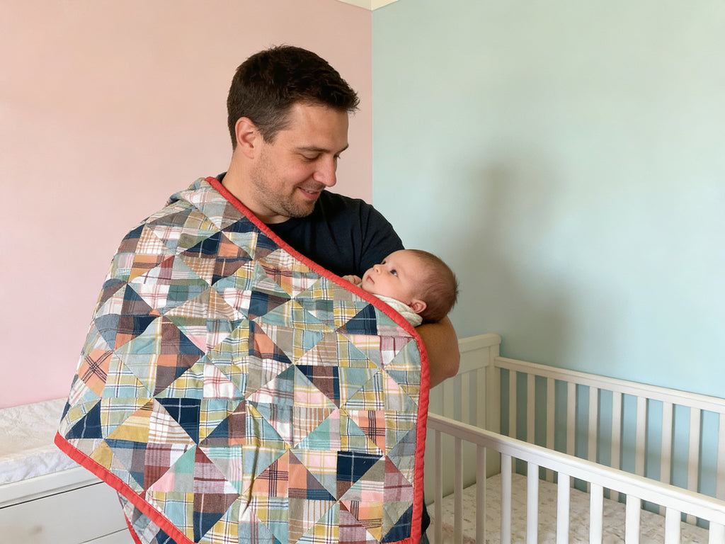 Flower Patchwork Baby Quilt  Lap Quilt baby blanket baby shower gift new born nursery decor bedspread