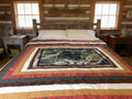 Bear Hugs Quilt & Pillow Set – Handcrafted Full/Queen Cotton Quilt for Cozy Nights" comforter bedspread duvet cover throw blanket