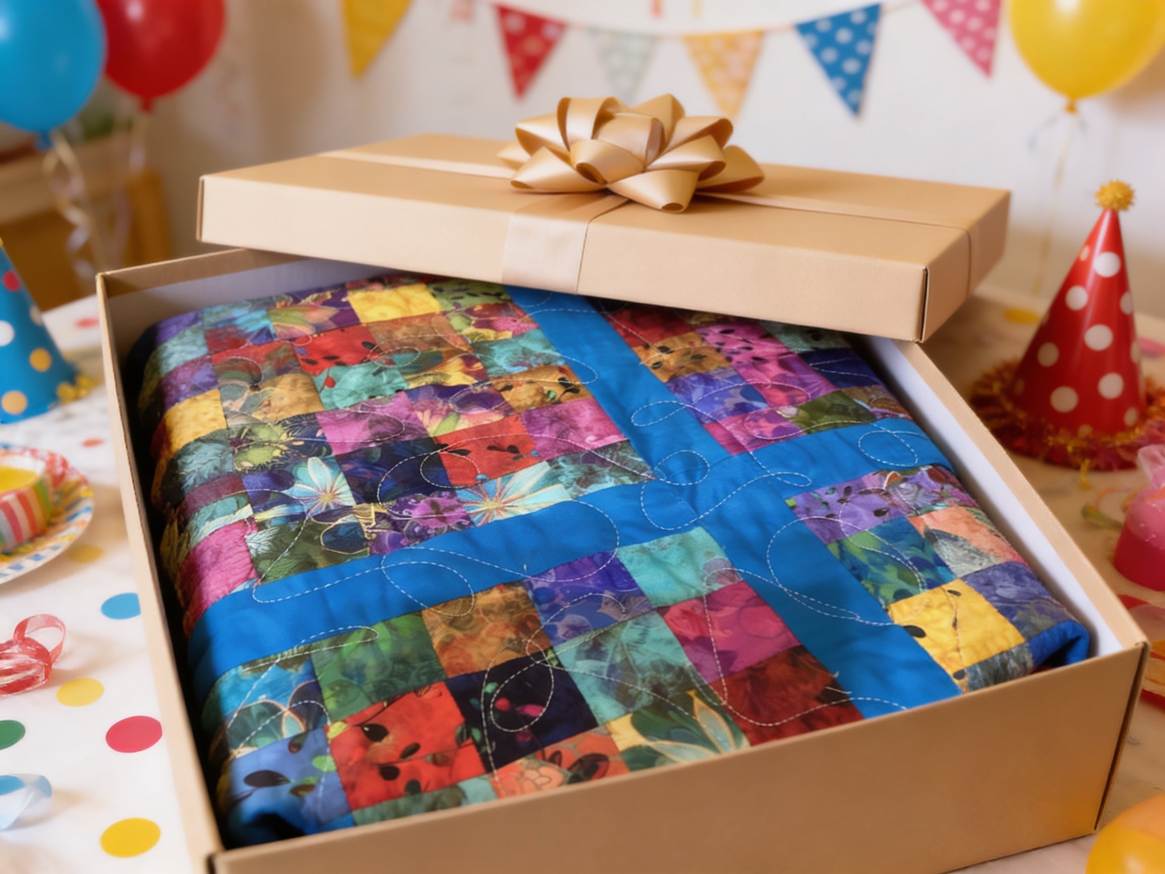 Peacock Dreams Quilt - Handcrafted Twin Throw Blanket”  comforter bedspread duvet cover