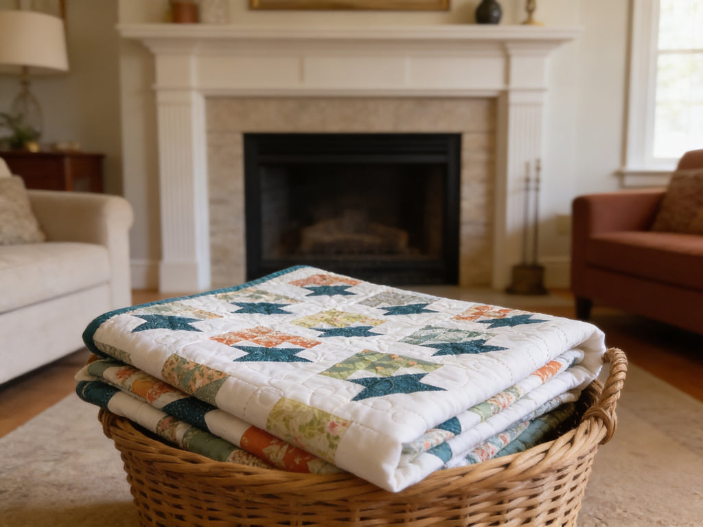Handmade Modern Twin Quilt - Teal Reversible Bedding - Cozy Home Decor Gift  comforter bedspread gift idea