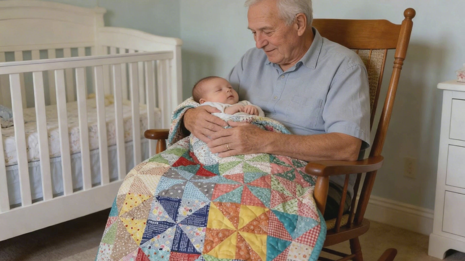 Handcrafted Baby & Lap Blanket of Color, Comfort, and Kindness Lap Quilt baby blanket baby shower gift new born nursery decor bedspread