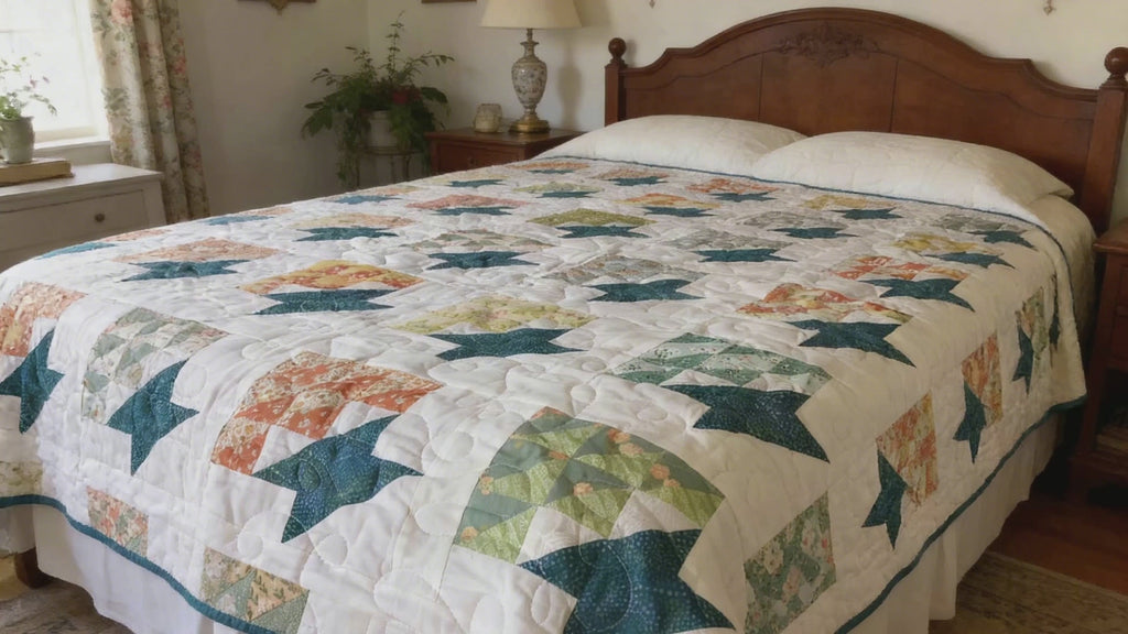 Handmade Modern Twin Quilt - Teal Reversible Bedding - Cozy Home Decor Gift  comforter bedspread gift idea